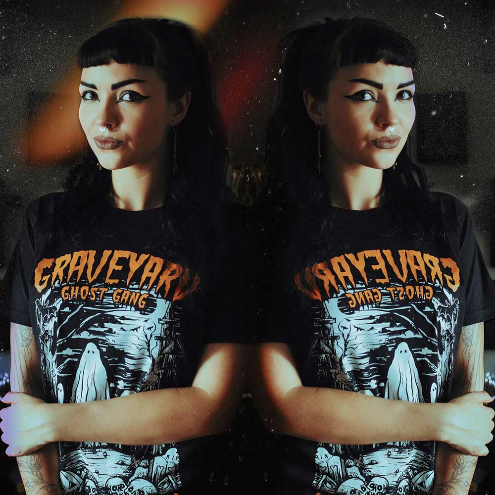 Graveyard Gang Tee - Orange