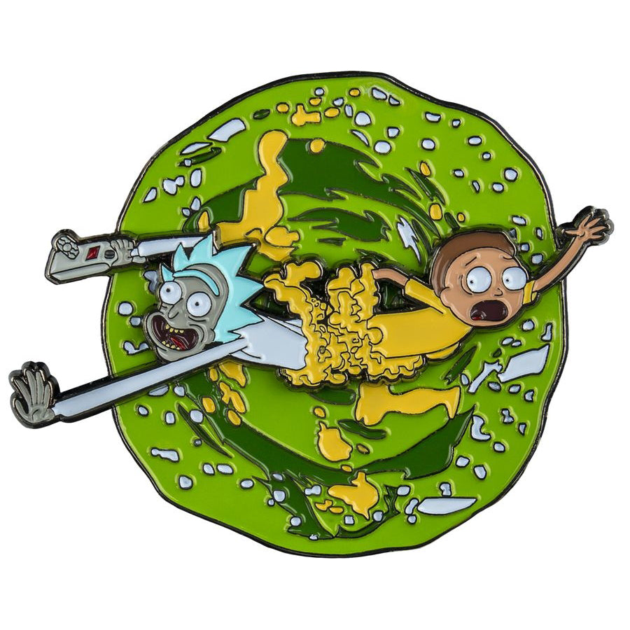 Rick & Morty - Spinning Enamel Pin
