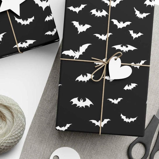 Spooky Bats Wrapping Paper
