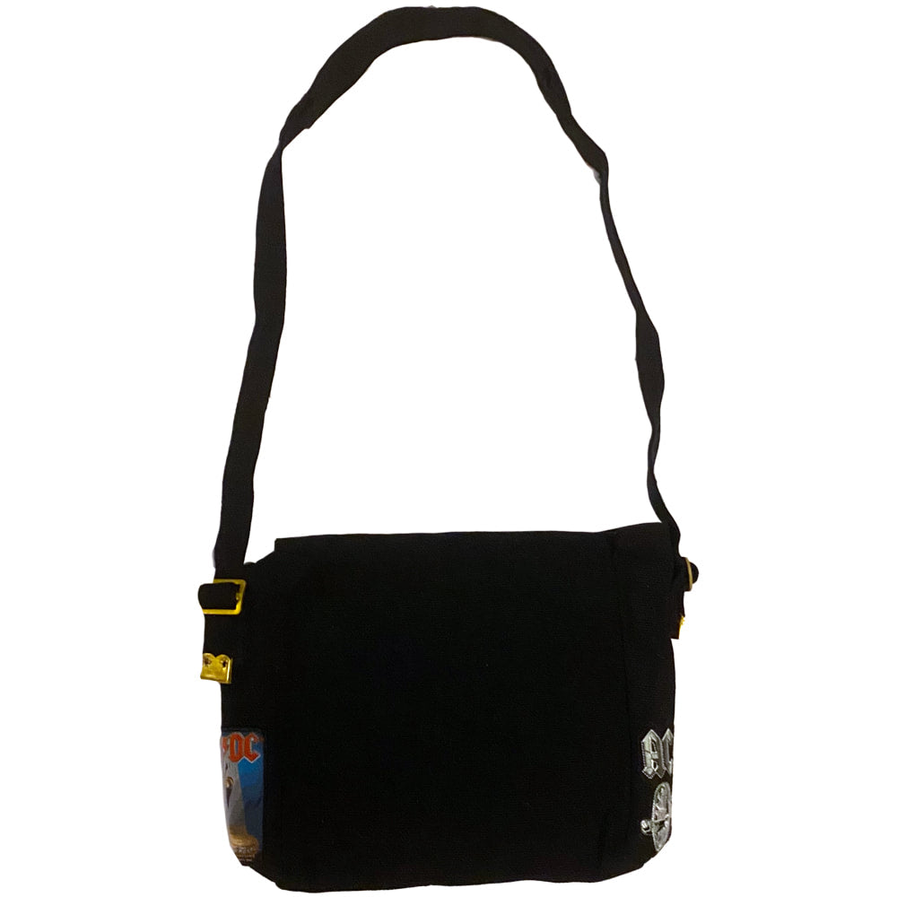 AC/DC Battle Patch Canvas Satchel Bag
