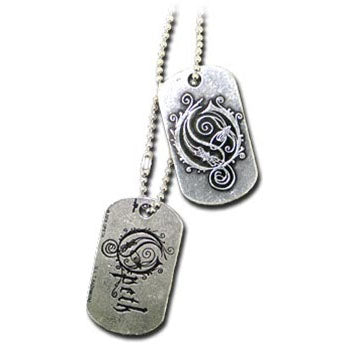 OPETH Dog Tags Rock Merch Necklace