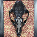Tanuki Framed Genuine Skull Wall Decor