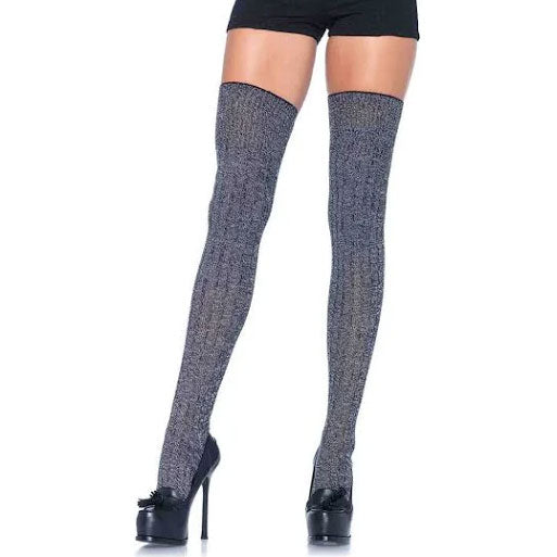 Grey Vibes OTK Socks