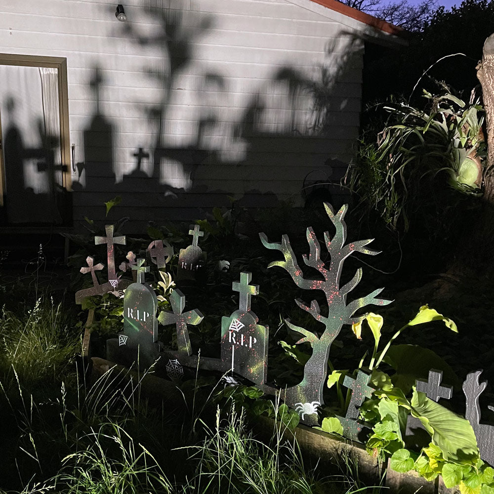 Graveyard Garden Shadow Display