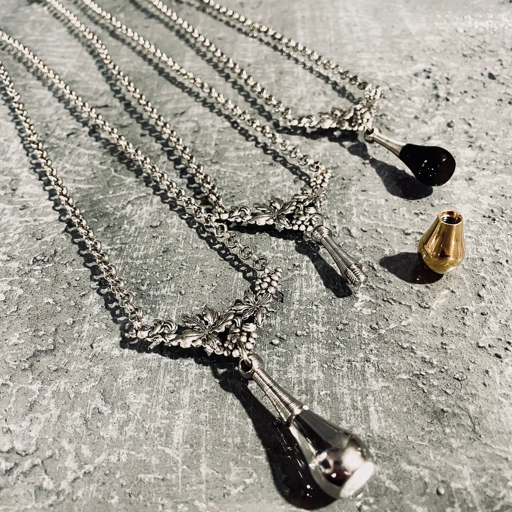 Lacrimarium Cremation Vial Necklace