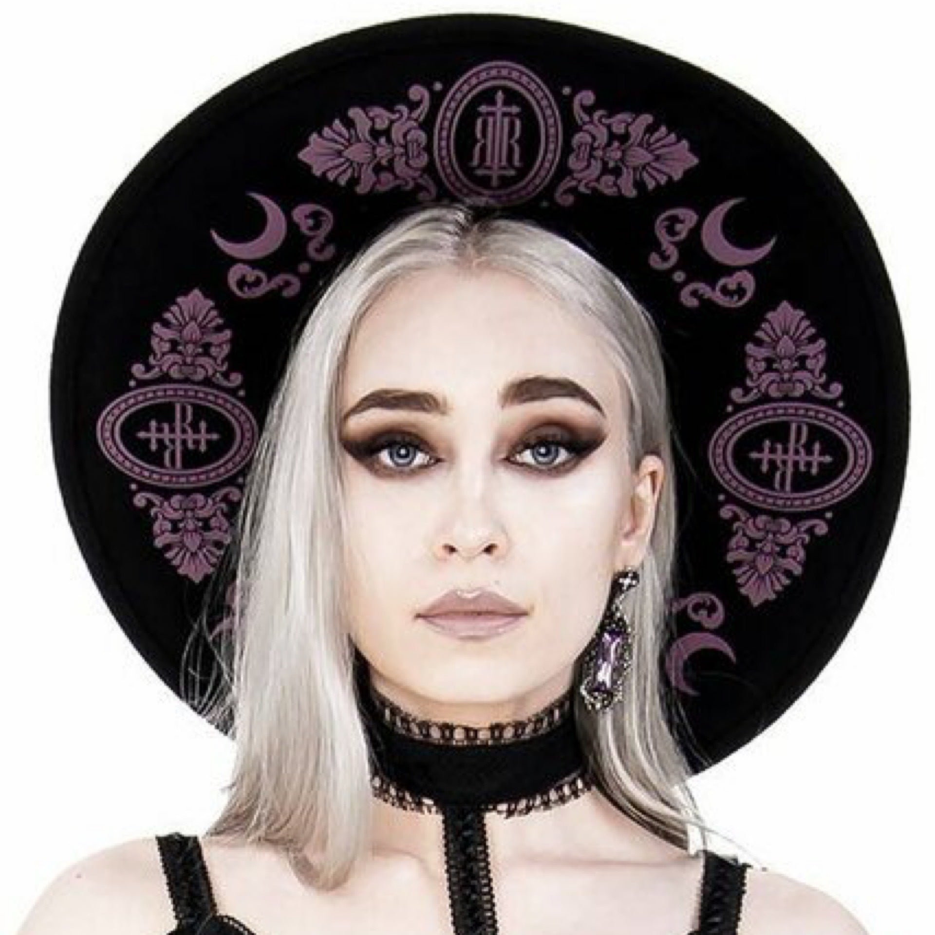 Baroque Gothic Wide Brim Hat