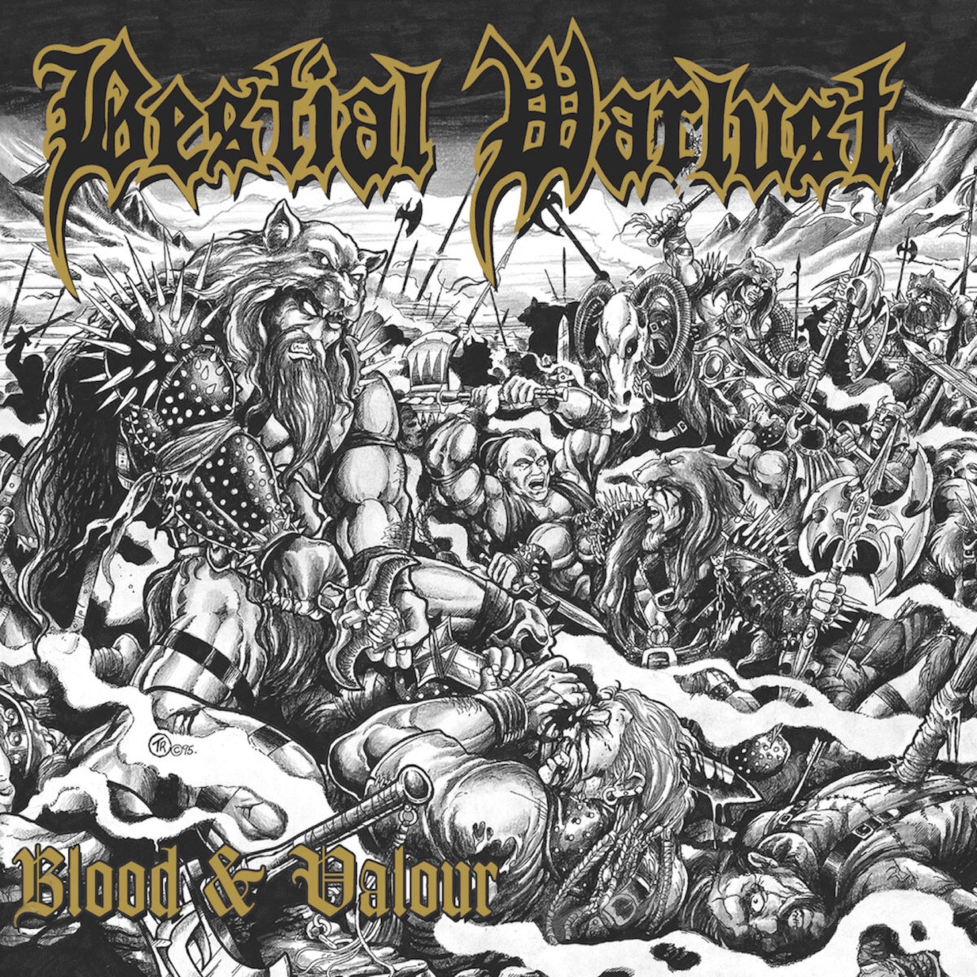 BESTIAL WARLUST Blood & Valour (1995) CD