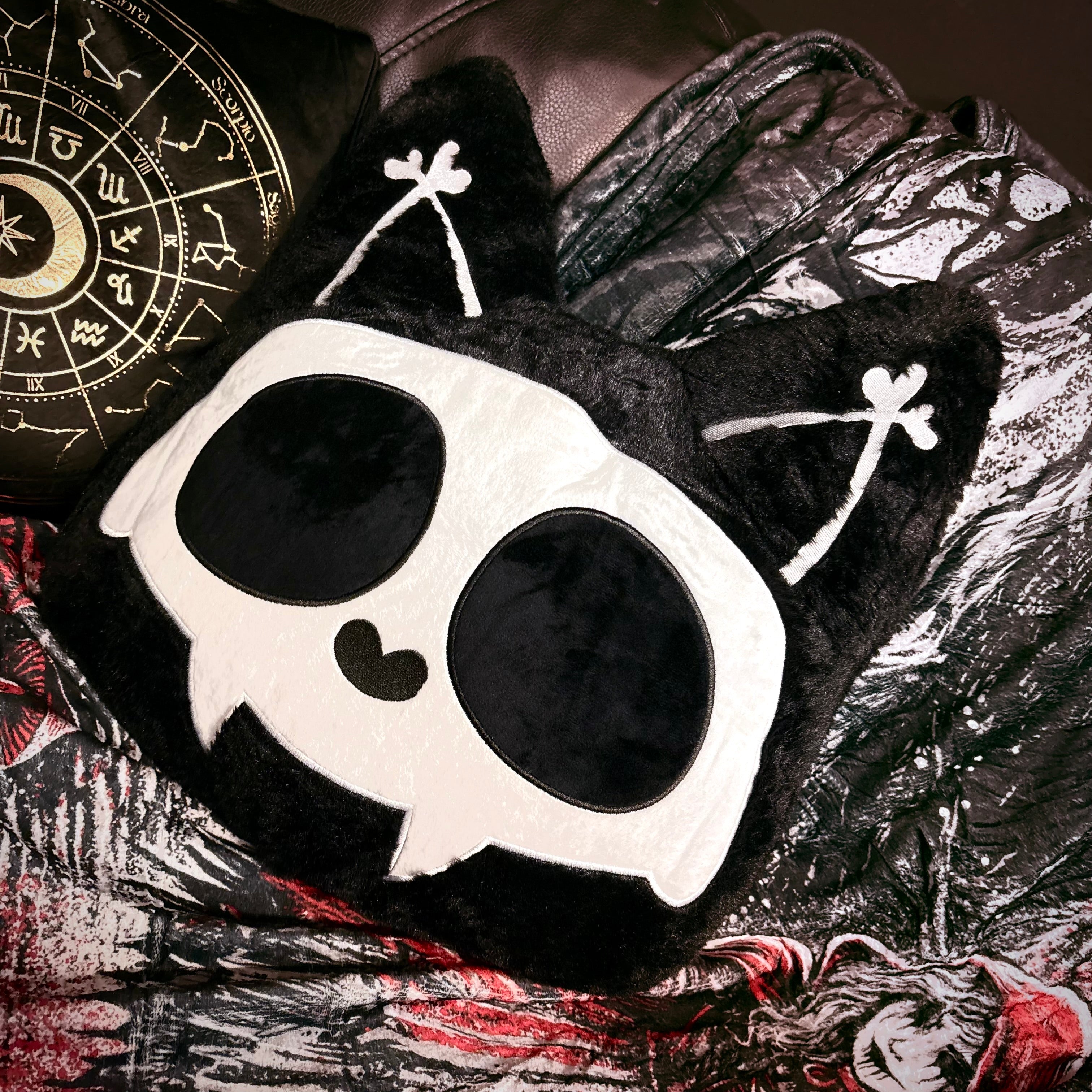Skelekitty Scatter Cushion