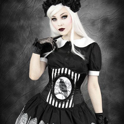 Fantasy Raven Underbust Corset