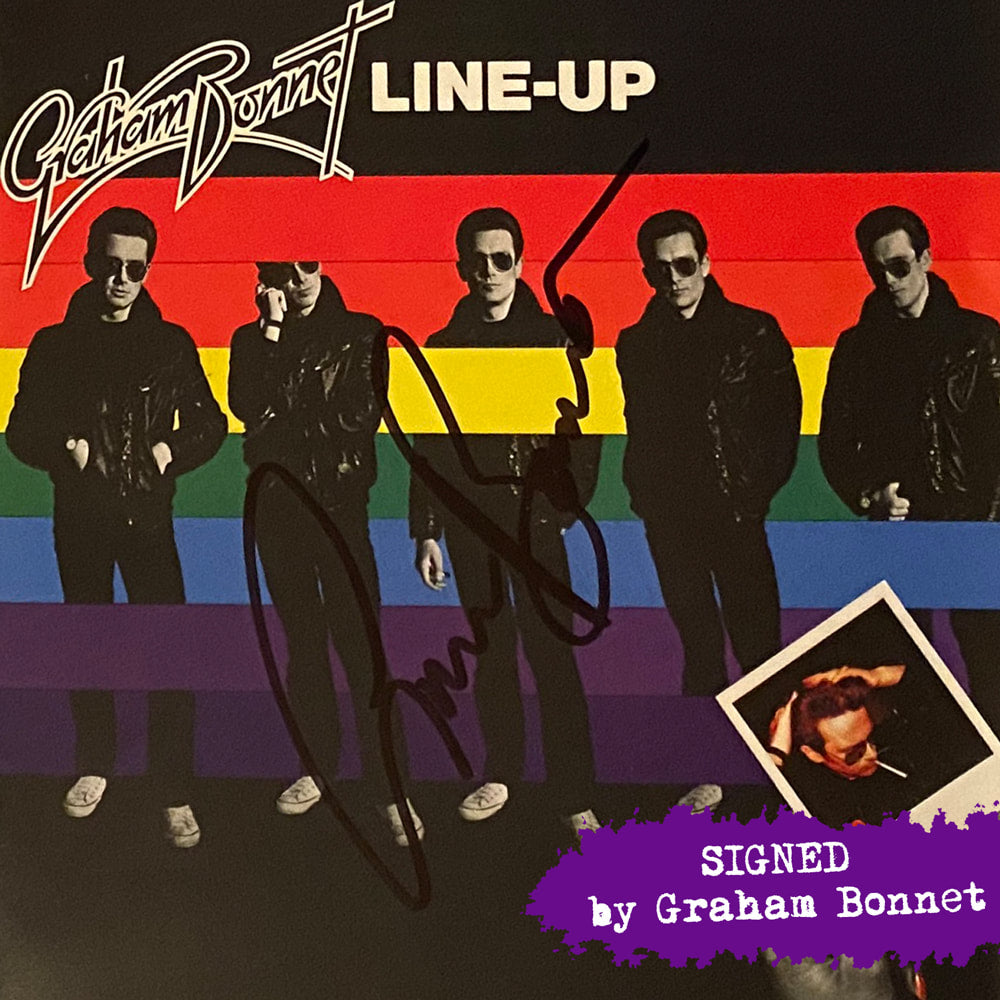 GRAHAM BONNET Line Up Signed CD 1981