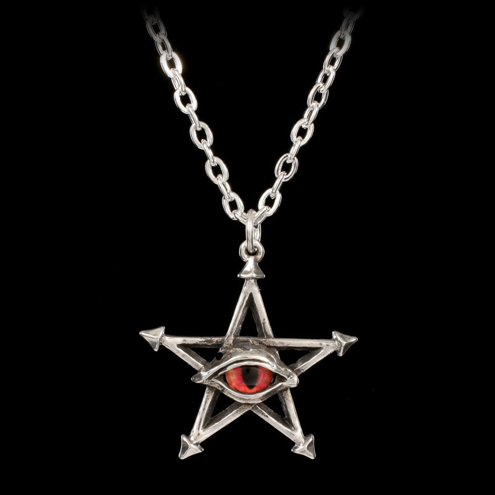 Red Curse Evil Eye Pendant Necklace