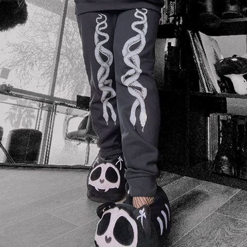 Skelekitty Slippers
