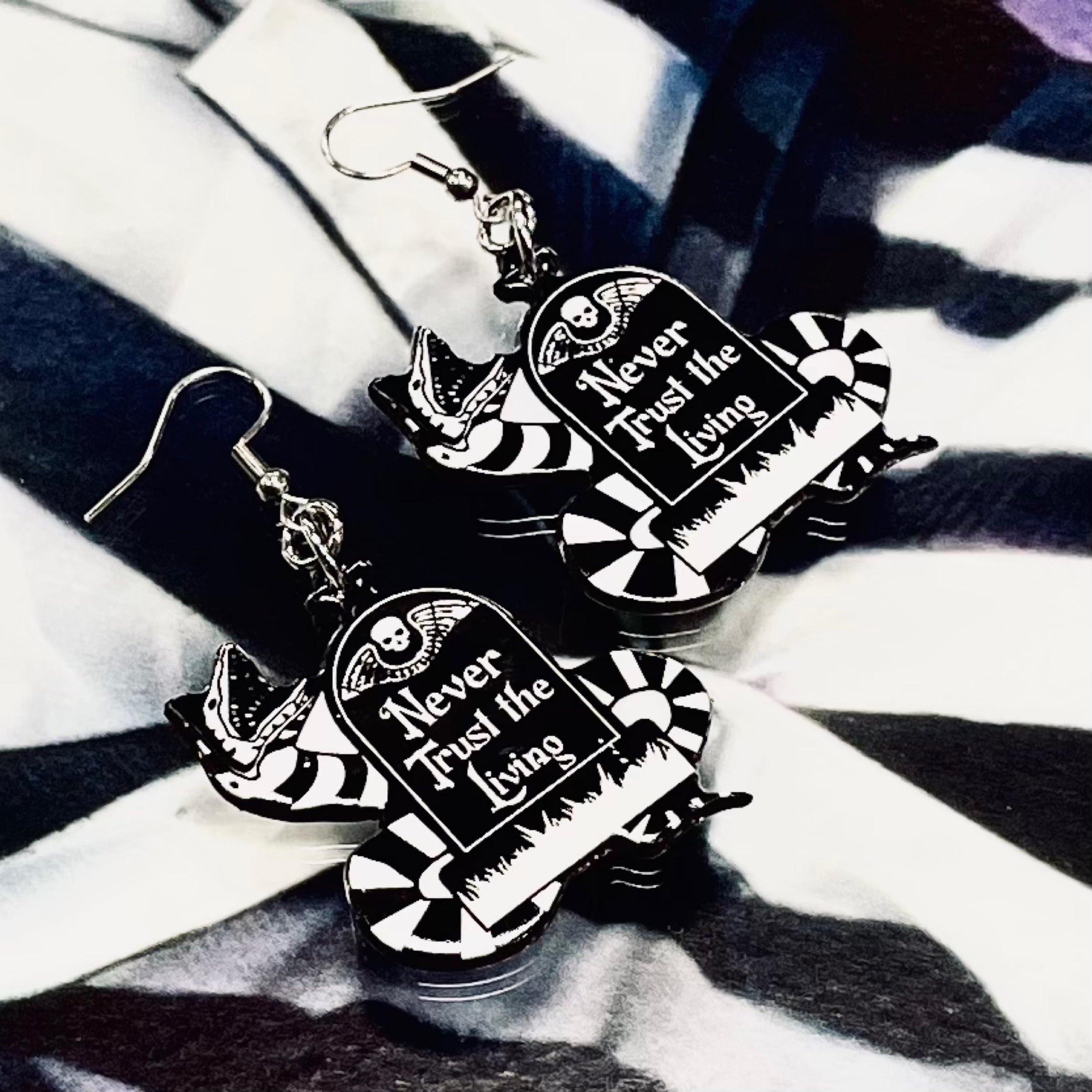 Sandworm Burton Stripe Earrings