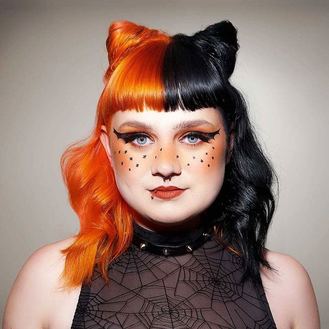 Haunted Black/Orange Attitude Hair Dye Duo