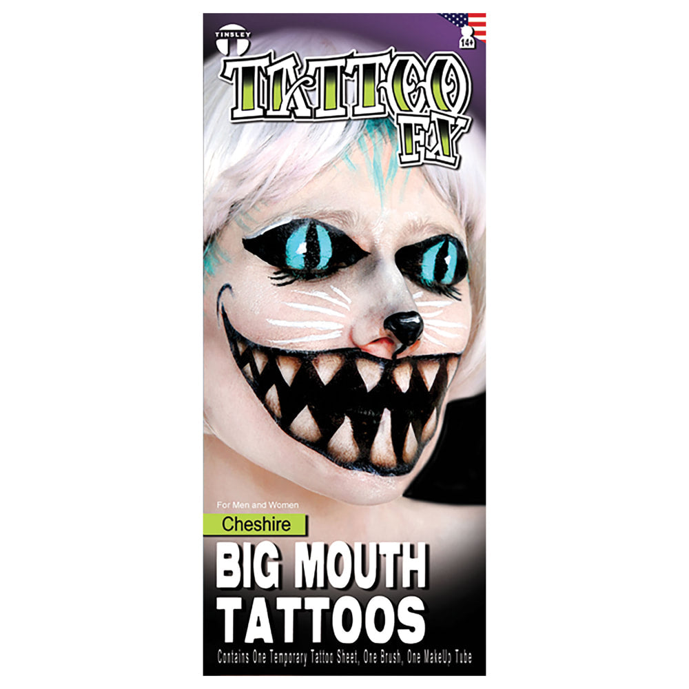 Big Mouth Kit - Cheshire Faux Tattoo