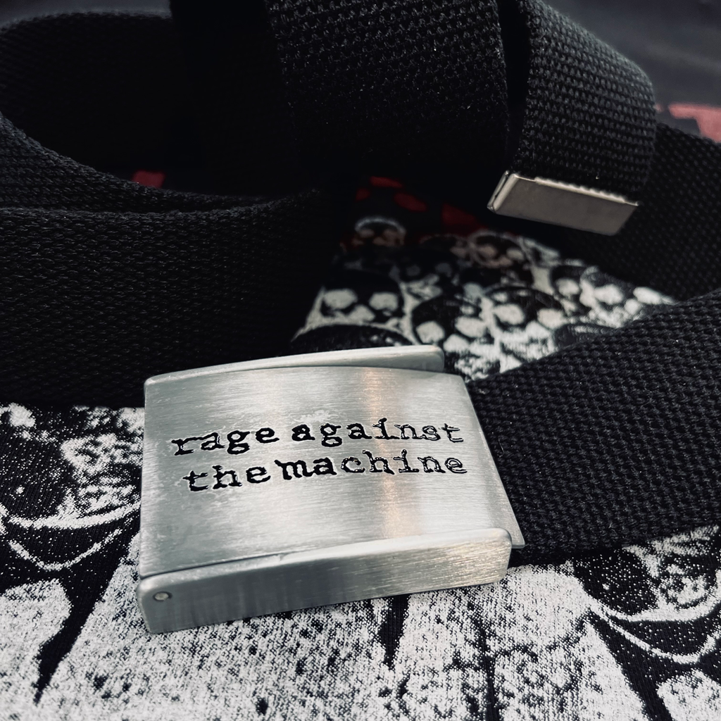 RAGE AGAINST THE MACHINE (RATM) Webbing Adjustable Belt