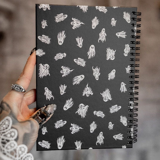 Ghost Haunting Spiral Notebook