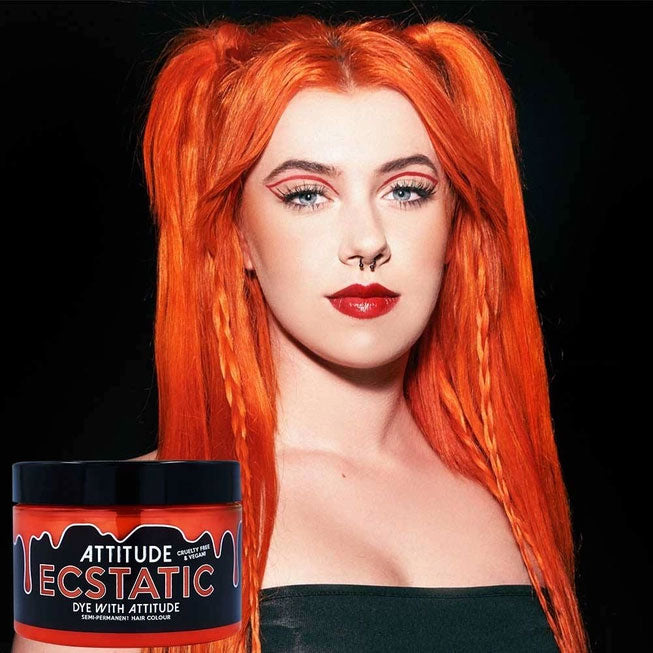 Ecstatic Orange Attitude Hair Dye
