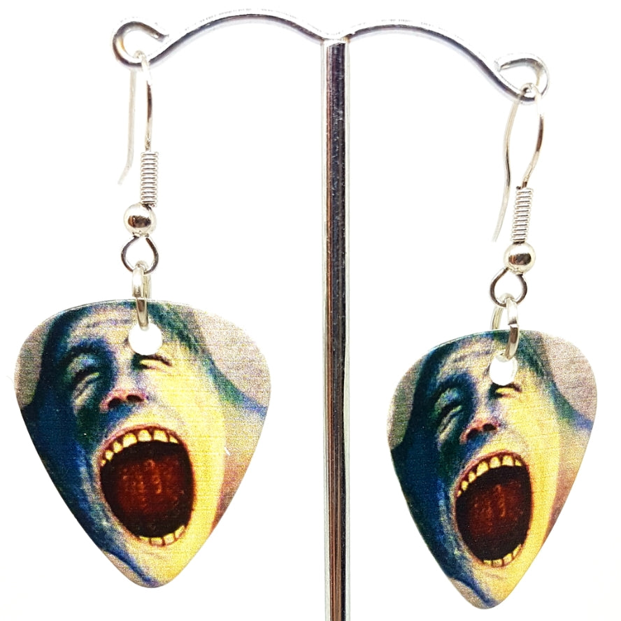 PINK FLOYD Empty Spaces The Wall Guitar Pick Earrings
