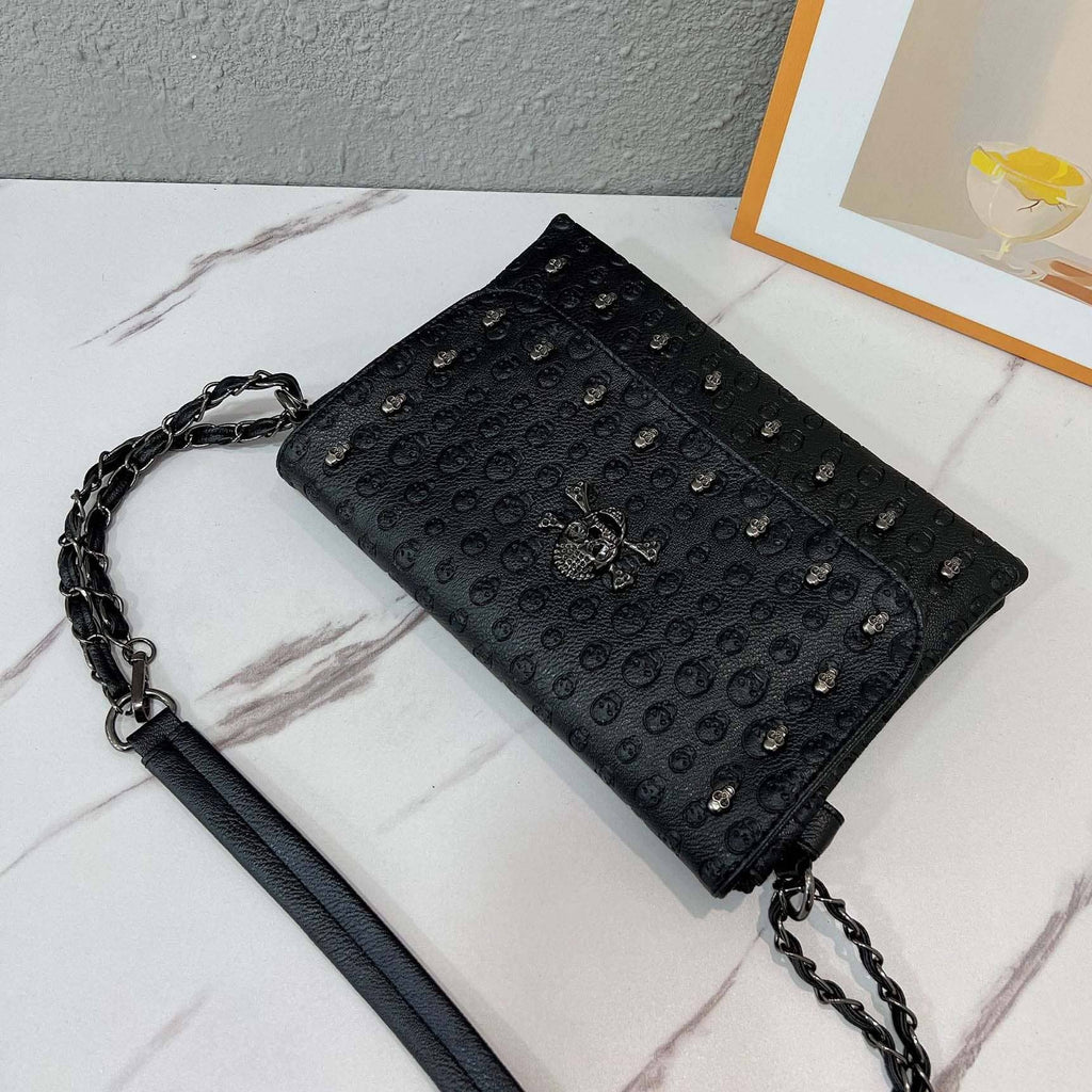 Pretty Vacant Skull Chain Shoulder Strap