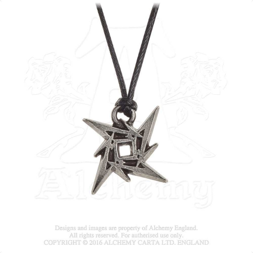 METALLICA Ninja Star Rock Merch Necklace