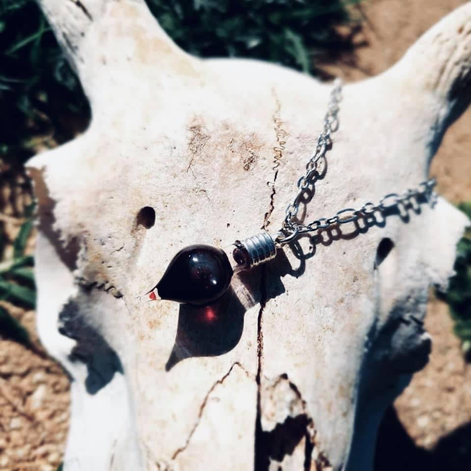Sanguine Lust Blood Vial Necklace