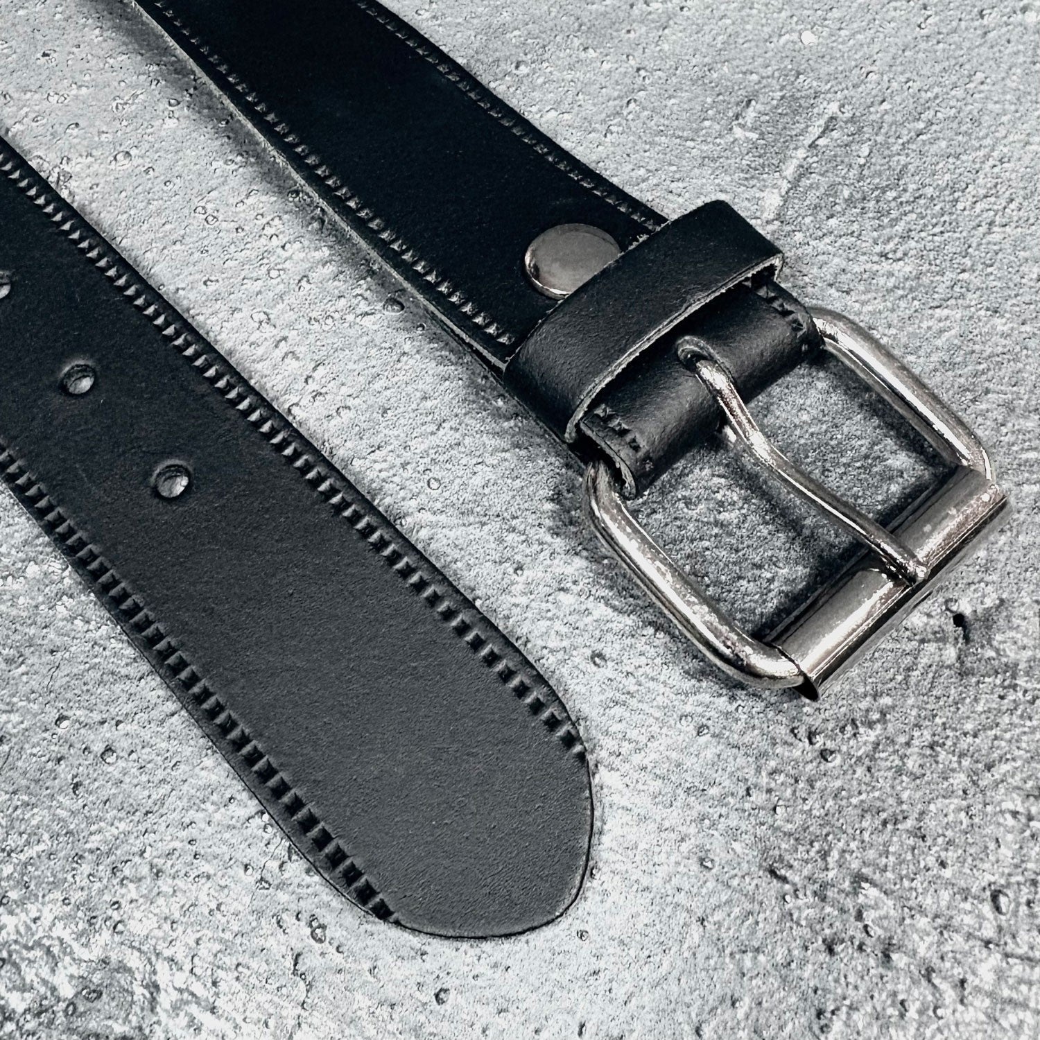 Avernus Studded Leather Belt