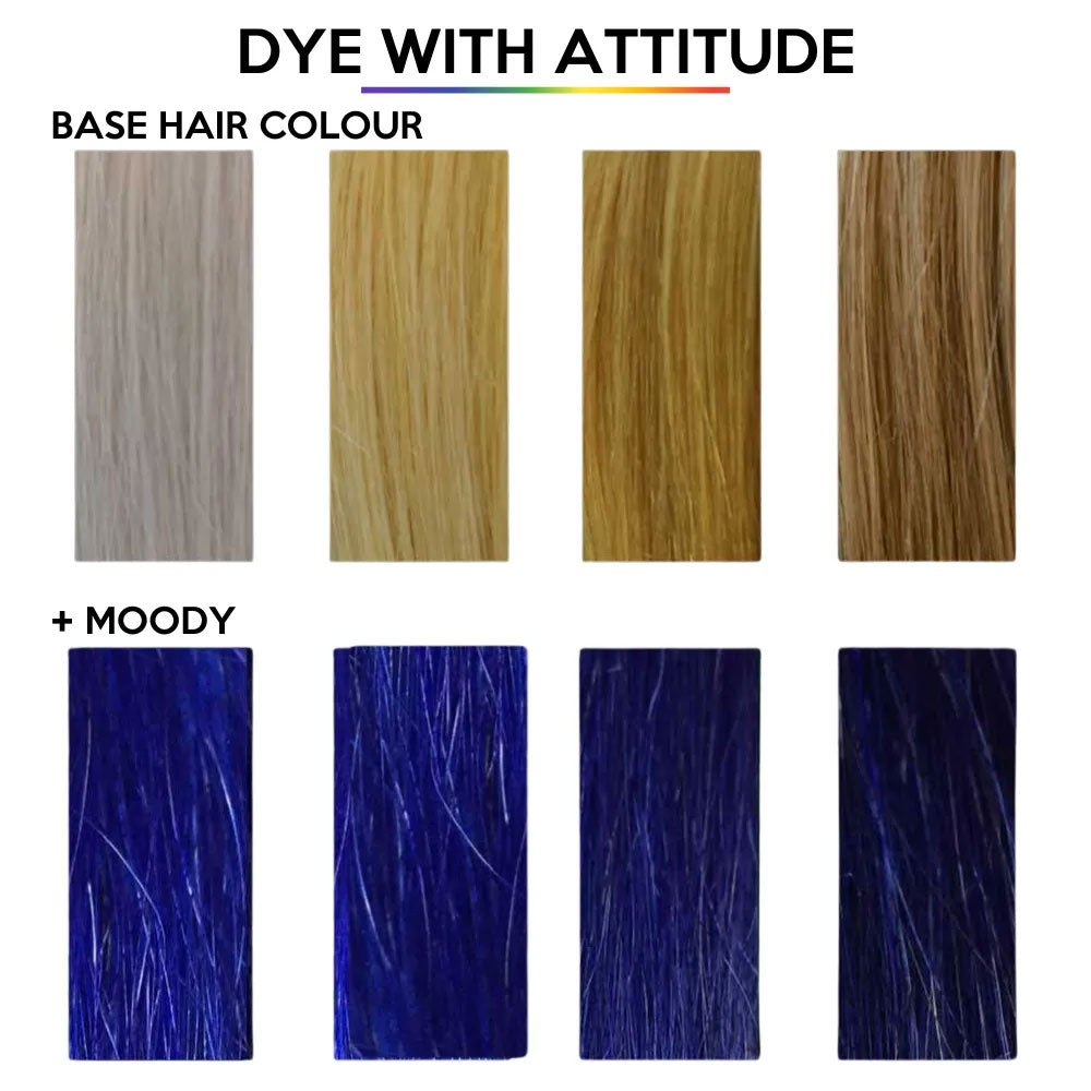 Moody Blue Attitude Hair Dye