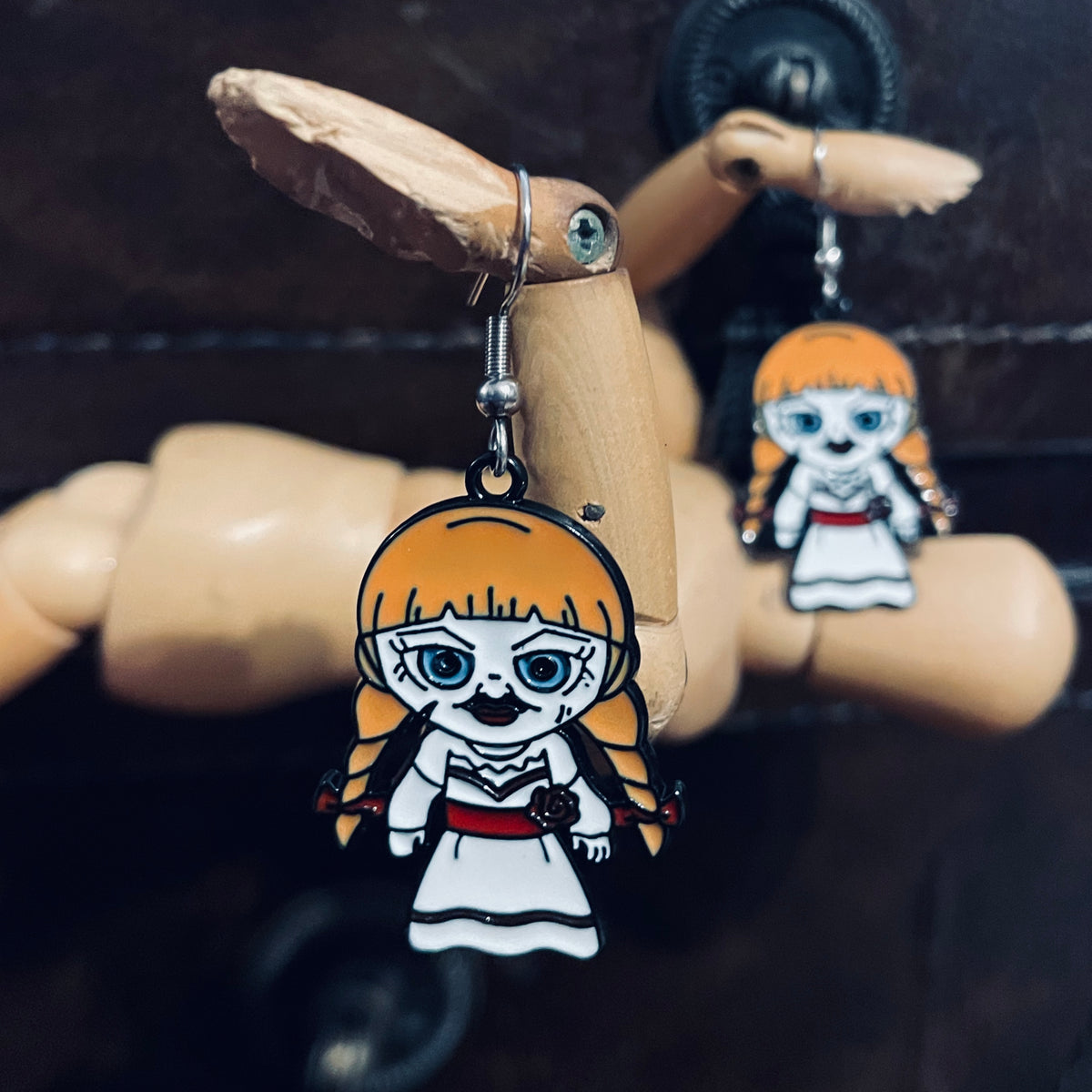 Horror Fiend Earrings - Conduit For Evil