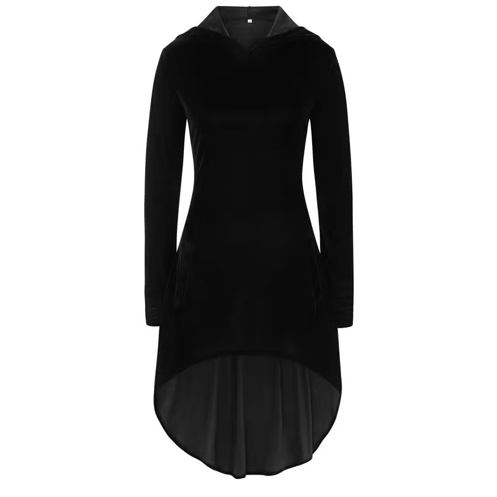 Hekate Velvet Hoodie With Pockets