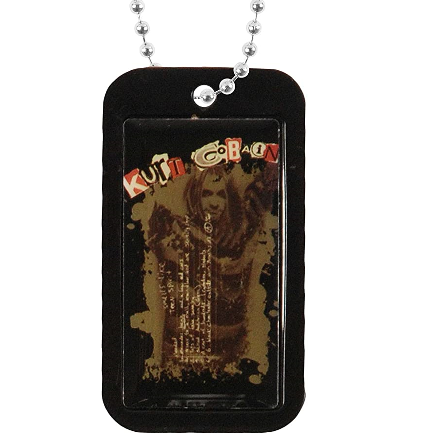 NIRVANA Kurt Cobain - Dog Tags Necklace (Teen Spirit)