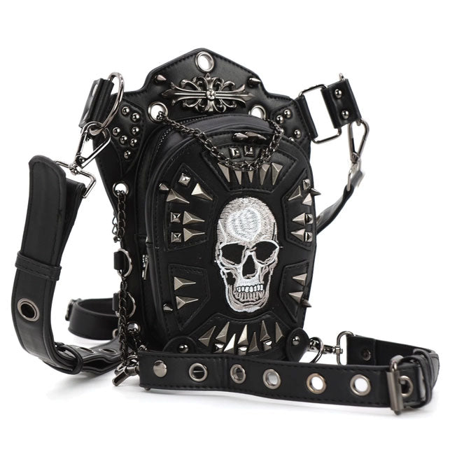 Convertible Skull Design Holster Bag