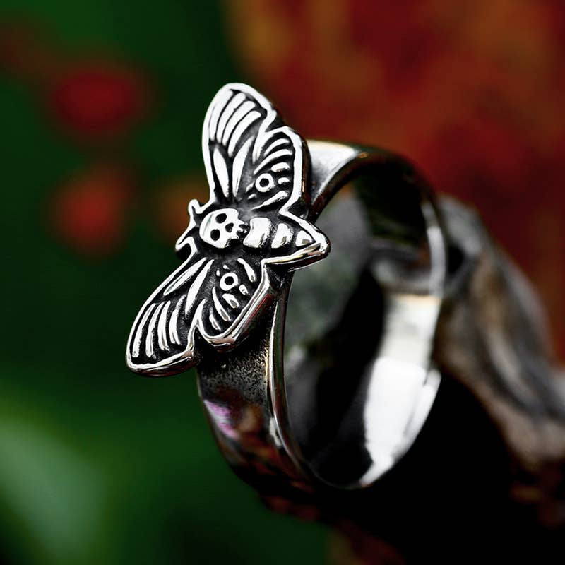 Death Head Moth Ring