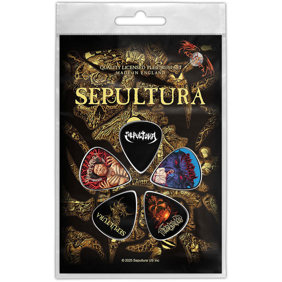 SEPULTURA Guitar Plectrum Pack - Discography