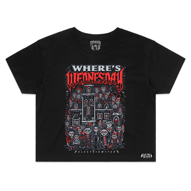 Where's Wednesday Crop Top