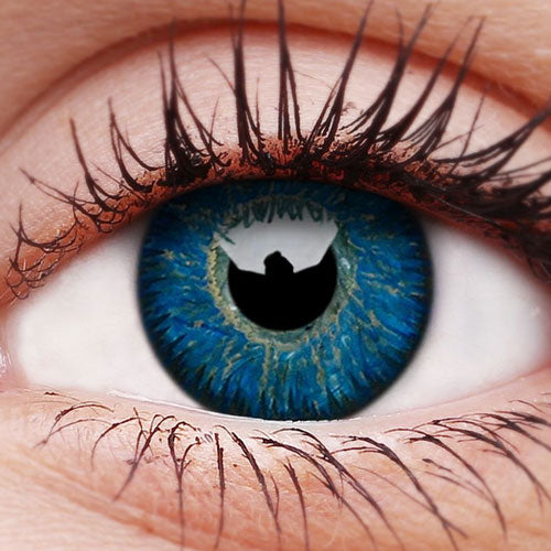 Glamour Natural Look Blue Contact Lenses