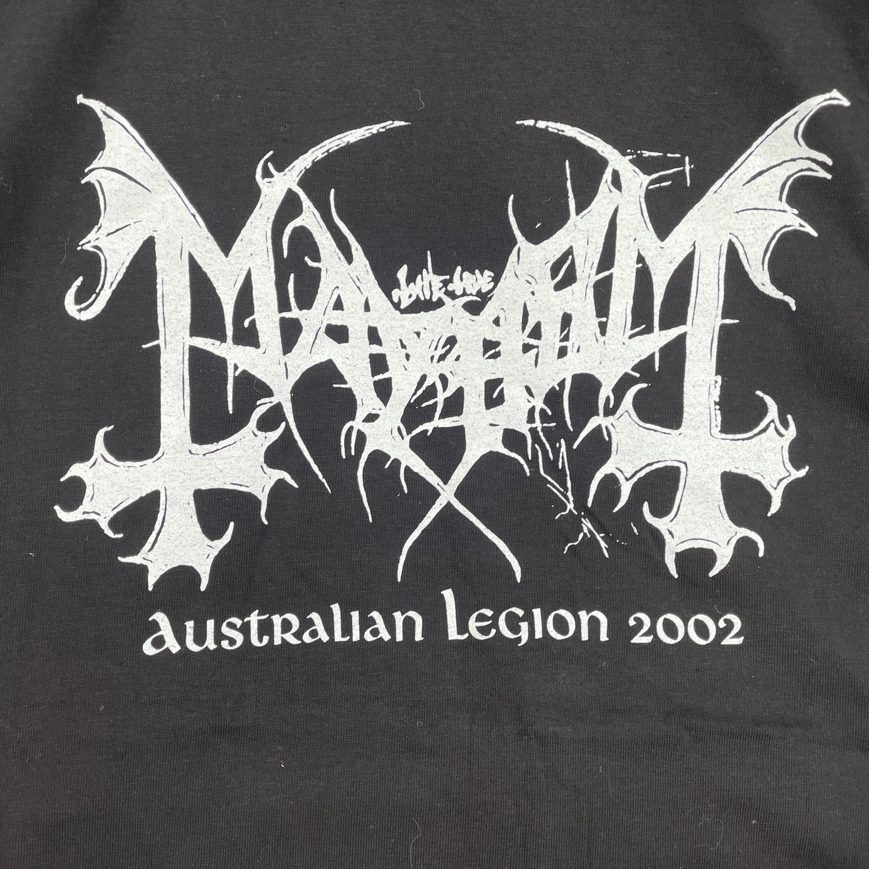 MAYHEM Australian Legion Tour 2002 Tee