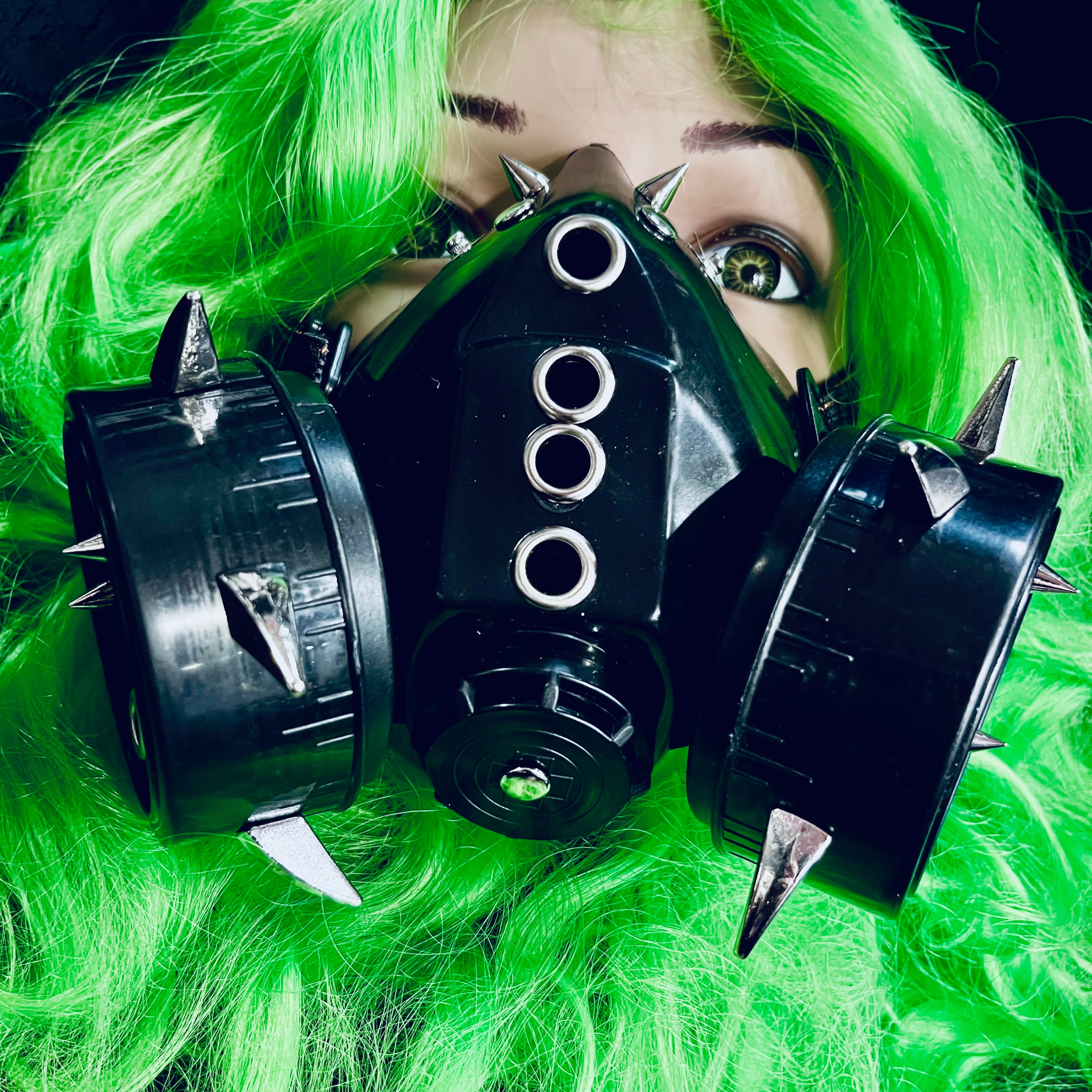 Asteroid Death Cybergoth Gas Mask