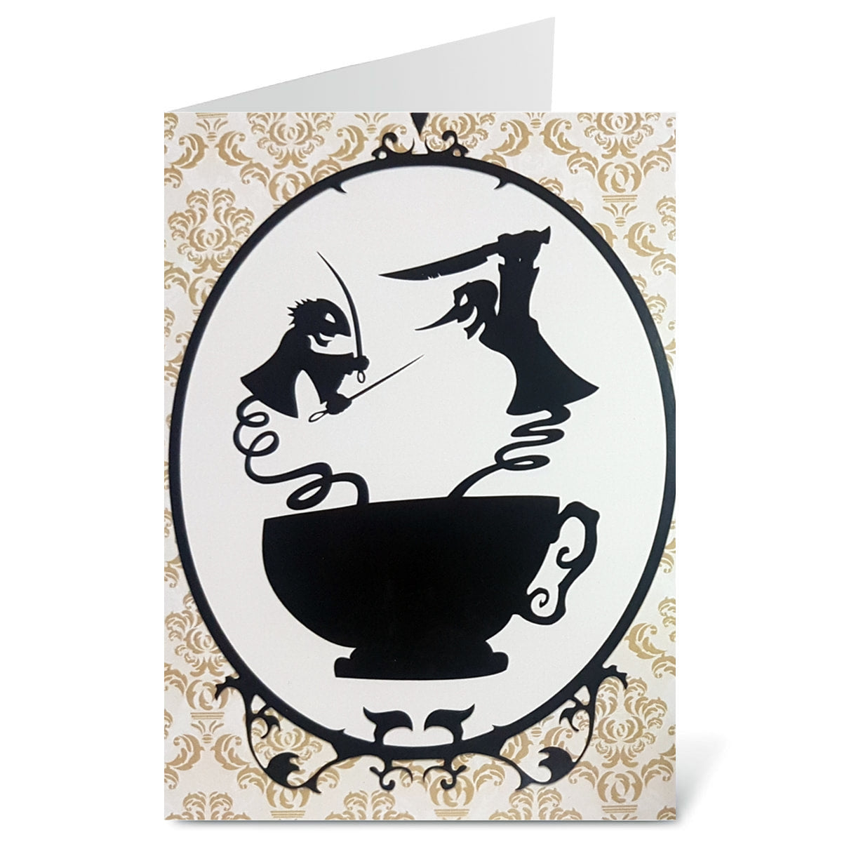 Madness And Tea Blank Card