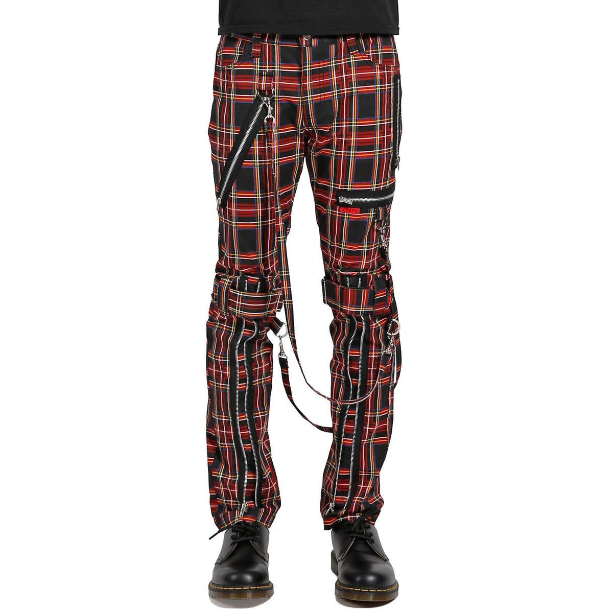 Tripp NYC Rampage Black Plaid Pants