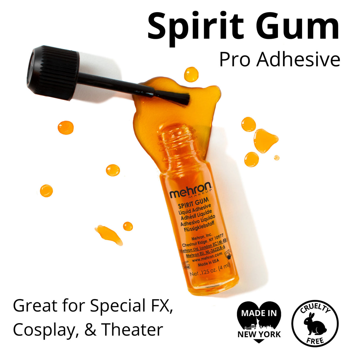 Spirit Gum SFX Adhesive and Remover - Mehron Duo