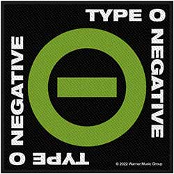 TYPE O NEGATIVE Negative Symbol Patch