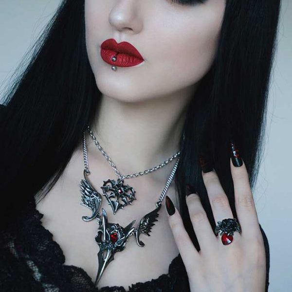 Masque Of The Black Rose Pendant