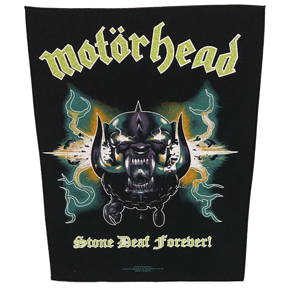 MOTORHEAD Stone Deaf Forever Back Patch