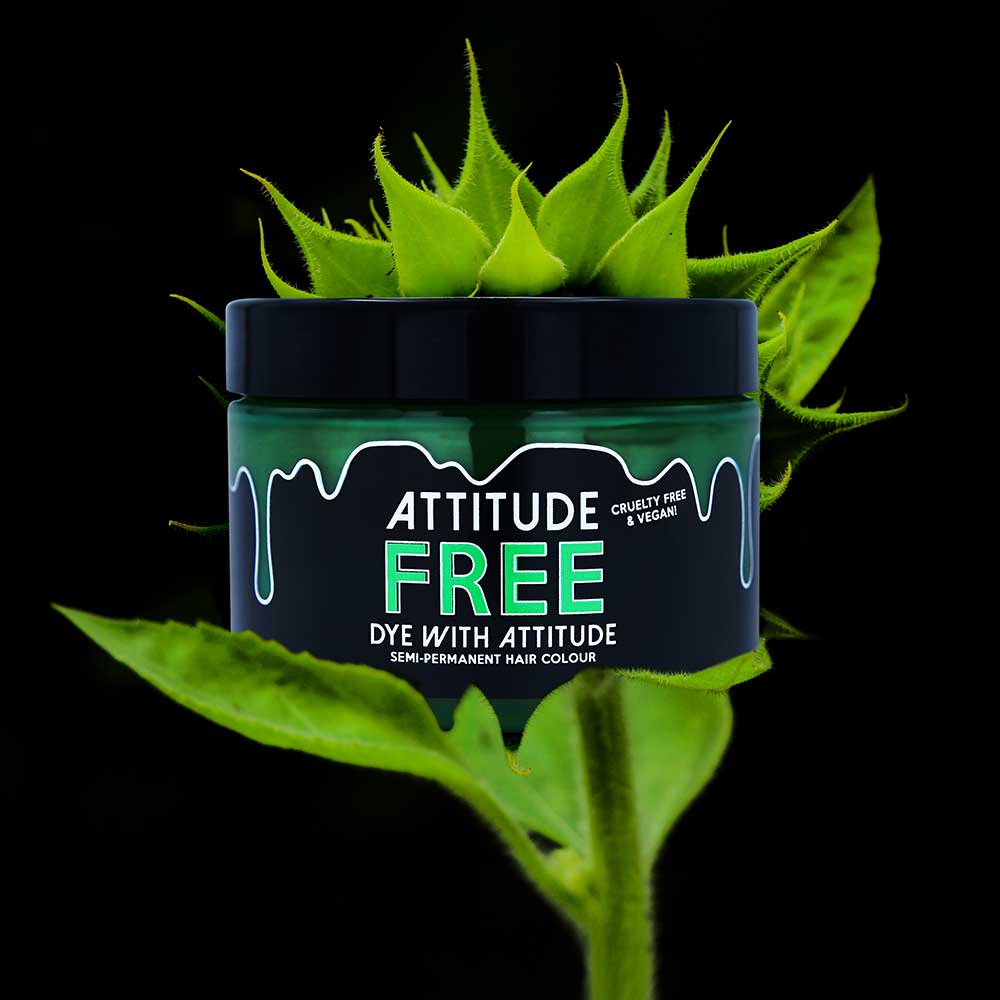 Free UV Green Attitude Hair Dye