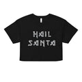 Hail Santa Glitter Crop Top