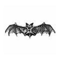 Darkling Bat Hair Barrett Clip