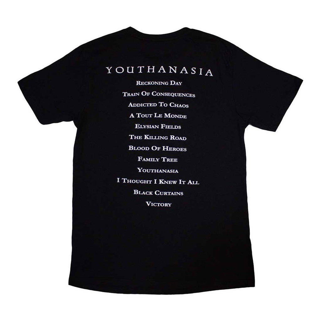MEGADETH Youthanasia Tracklist Tee (Backprint)
