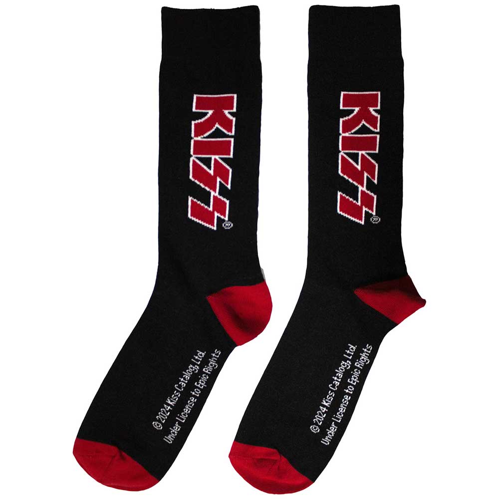 KISS Rock Logo Socks