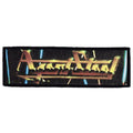 AGENT STEEL Gold Logo Strip Patch